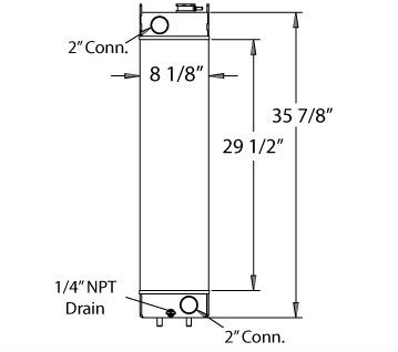 450358 - Komatsu Radiator Radiator