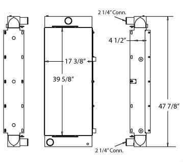 450368 - Link-Belt HTC8660 Radiator Radiator