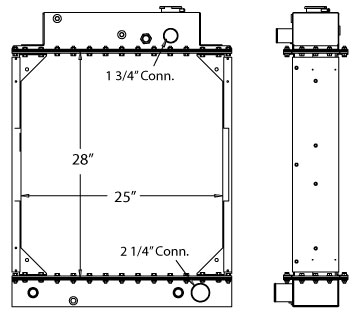 450387 - Capacity / Ottawa Yard Truck Radiator