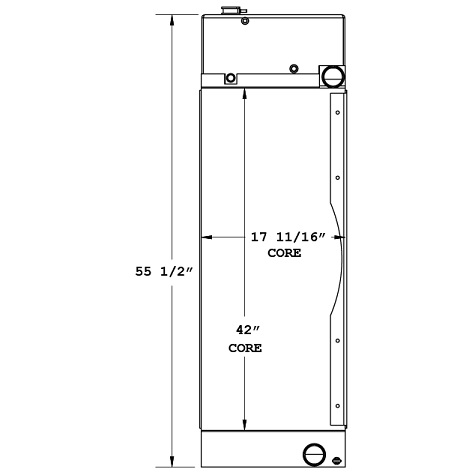 450388 - Volvo industrial Radiator Radiator