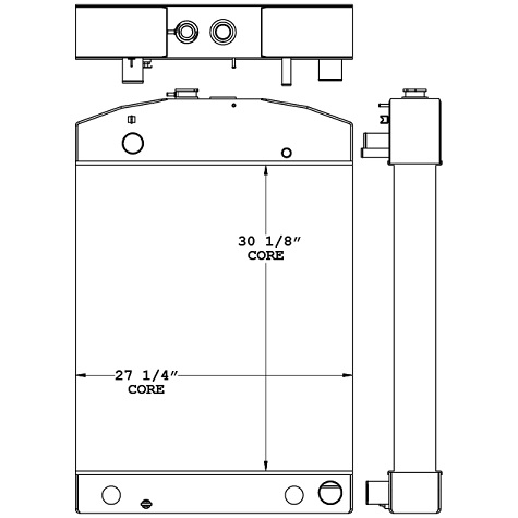 450391 - Komatsu WA300-1A Radiator Radiator