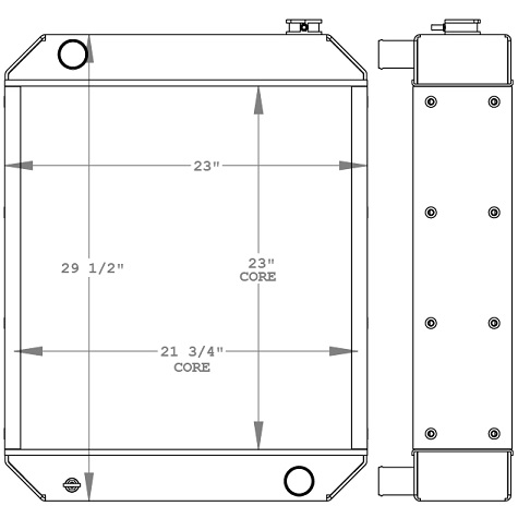 450408 - Kubota Chipper Radiator