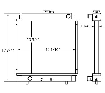 450410 - Multiquip Whisper Welder Radiator