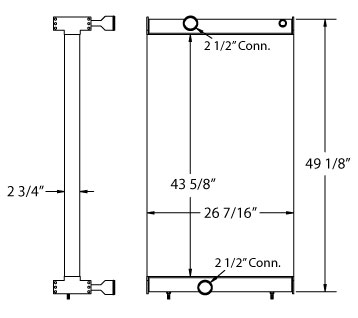 450416 - Bearward Generator Radiator