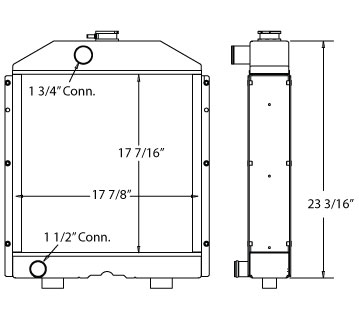 450420 - Iveco Irrigation Pump Radiator