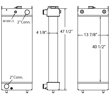 450425 - Kobelco SK350LC-8 Radiator