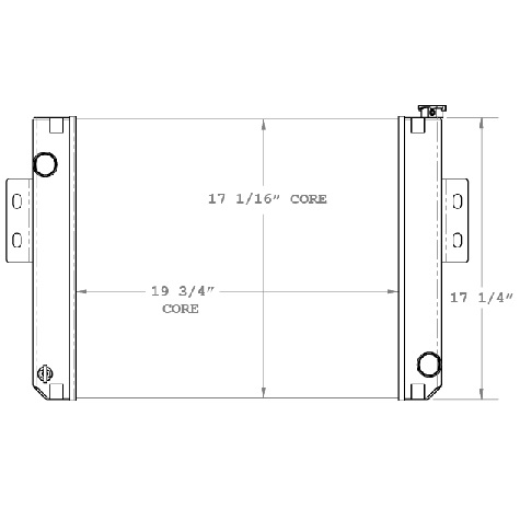 450427 - Forklift Radiator Radiator