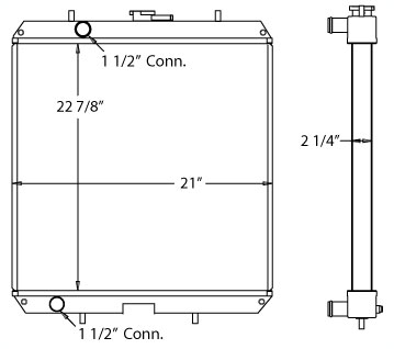 450429 - John Deere 325 Radiator Radiator