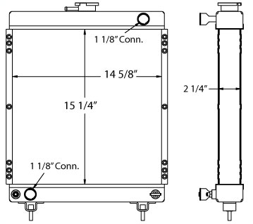 450431 - Light Tower Radiator Radiator