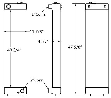 450432 - Link-Belt Radiator Radiator