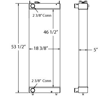 450437 - Kawasaki Loader Radiator