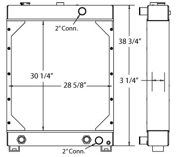 450442 - Caterpillar IT18F, IT24F, 3114, 924F Radiator