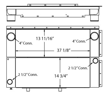 450444 - Crane Carrier Radiator