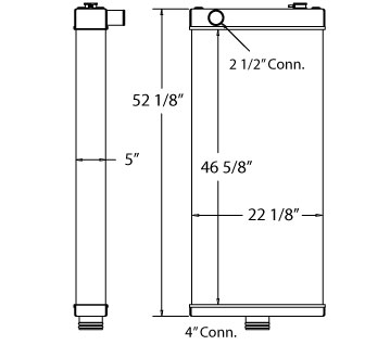 450447 - Komatsu WA500-7 Radiator Radiator