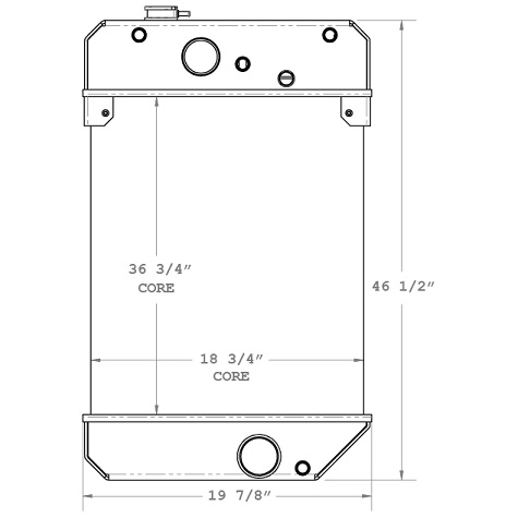 450450 - Magnum Generator Radiator