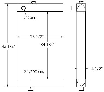 450466 - Caterpillar Radiator Radiator