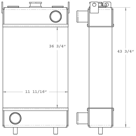 450475 - Komatsu Radiator Radiator