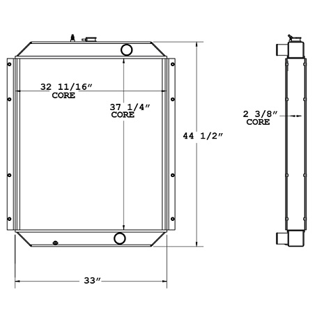 450476 - Terex HC275 Crane Radiator