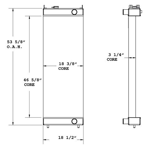 450478 - Isuzu Generator Radiator Radiator