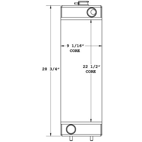 450480 - Komatsu Radiator PC78US-6 Radiator