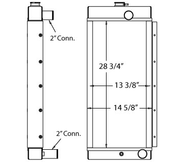 450491 - Portable Compressor Radiator Radiator