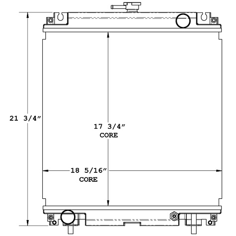 450503 - Caterpillar Radiator Radiator