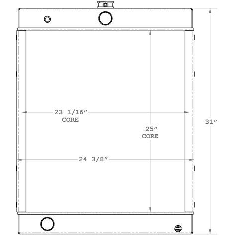 450505 - Onan Generator Radiator Radiator