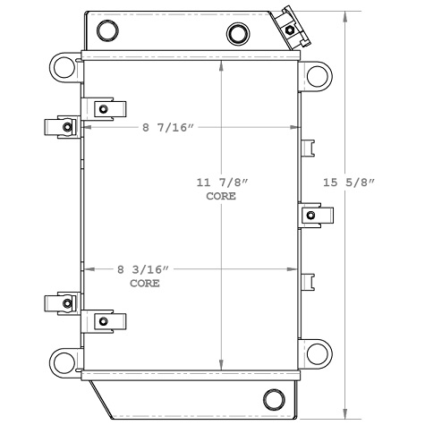 450507 - ATV Radiator Radiator