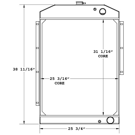 450515 - Gradall G3WD Radiator Radiator