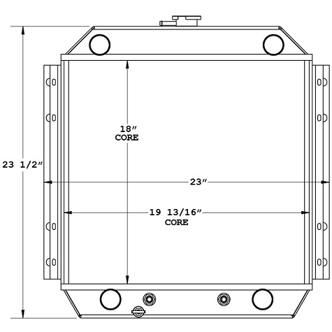 450516 - Airport Tug Radiator Radiator