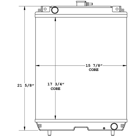 450518 - Komatsu Excavator  Radiator