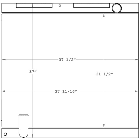 450528 - Milling Machine Radiator Radiator