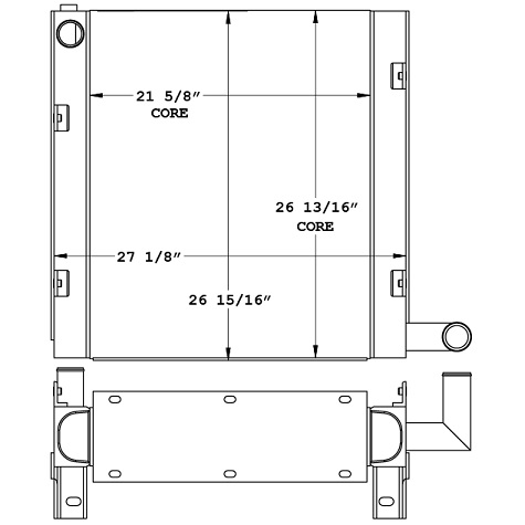 450538 - Grove Crane Radiator Radiator