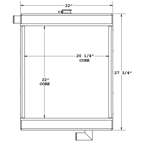 450543 - Thomas Loader Radiator Radiator