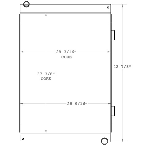 450545 - Terex MC220 / Multiquip  Radiator Radiator