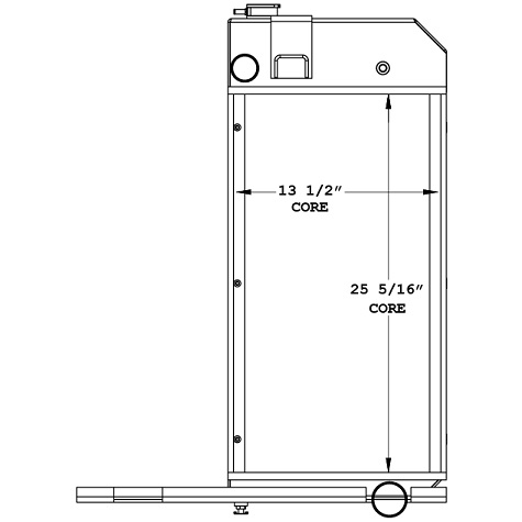 450550 - Bandit Chipper Radiator Radiator