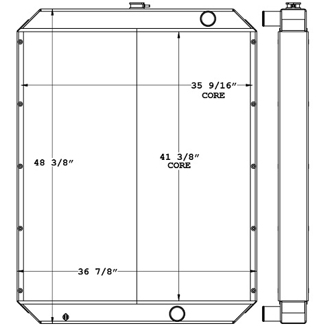 450553 - Case CX330 Radiator Radiator