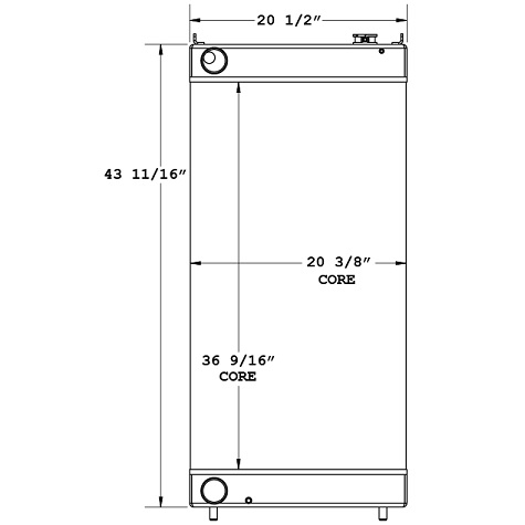 450559 - Kawasaki Wheel Loader Radiator Radiator