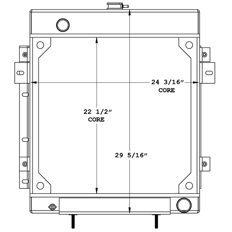 450565 - Gradall Radiator Radiator