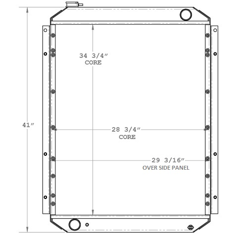 450569 - Komatsu Radiator Radiator