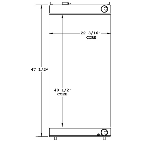 450570 - Hitachi Radiator Radiator