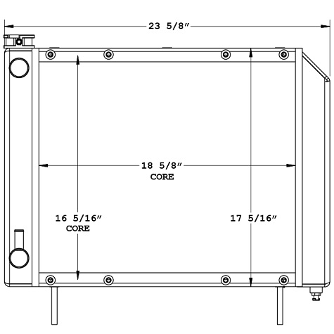 450573 - Ingersoll Rand Radiator Radiator