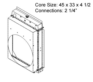 450577 - Cummins Gen Set Radiator Radiator