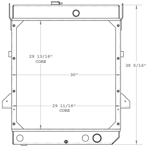 450579 - Komatsu Radiator WA250-1 Radiator