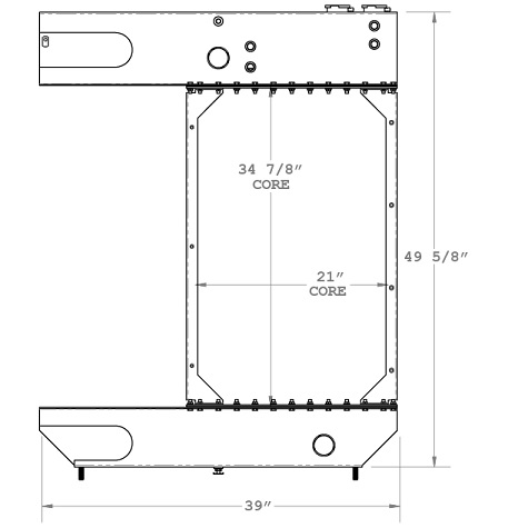 450581 - Container Lift Truck Radiator