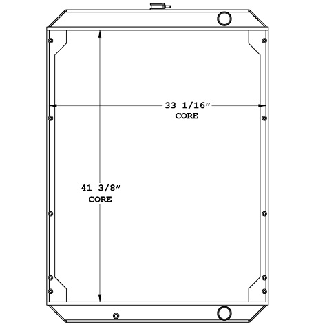 450583 - Caterpillar 330CL Excavator Radiator Radiator