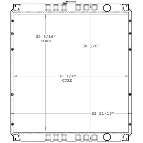 450585 - Komatsu Dump Truck Radiator