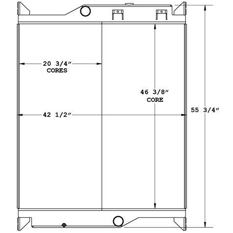 450590 - Perkins Generator Radiator