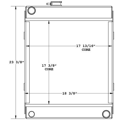 450596 - Barford SX5000 Mini Dumper Radiator