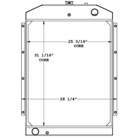 450599 - Gradall G3WD  Radiator